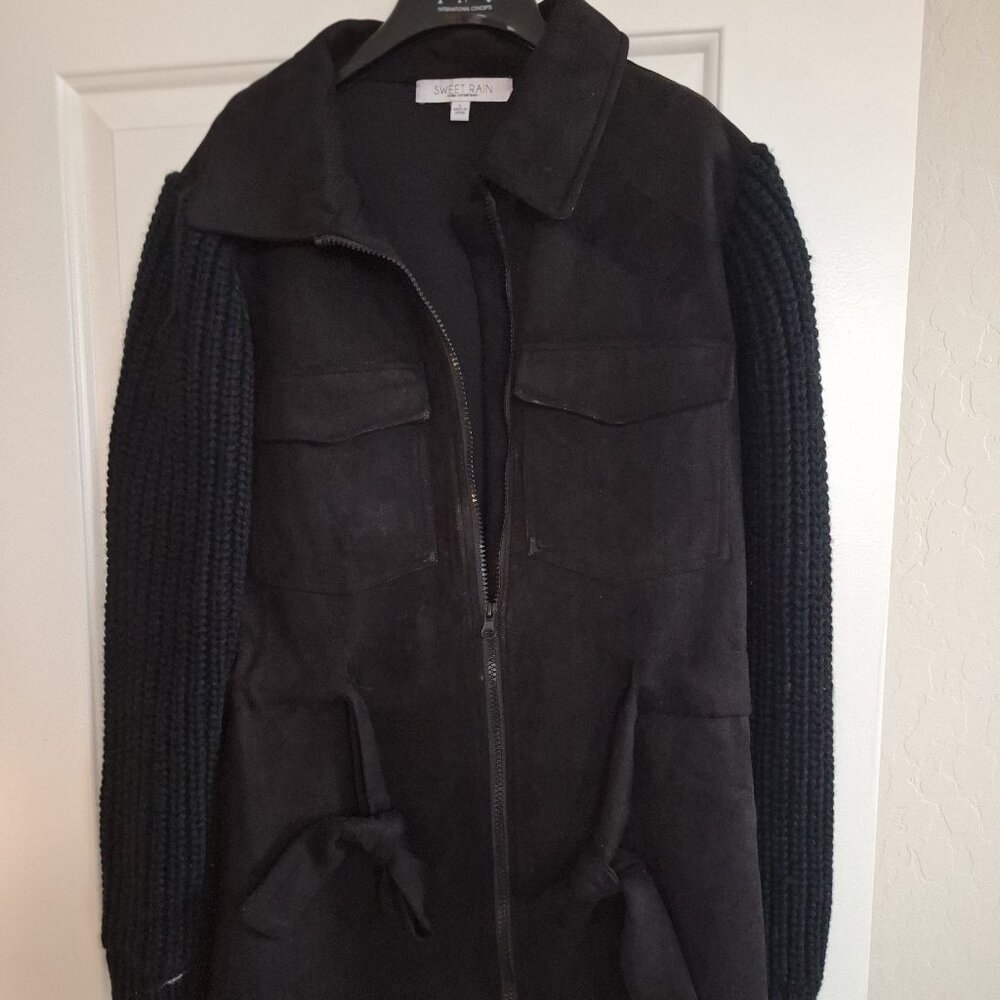 Sweet Rain Young Contemporary Black Jacket